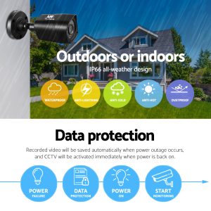 UL-tech CCTV Security System 8CH DVR 8 Cameras 2TB Hard Drive - Image 6