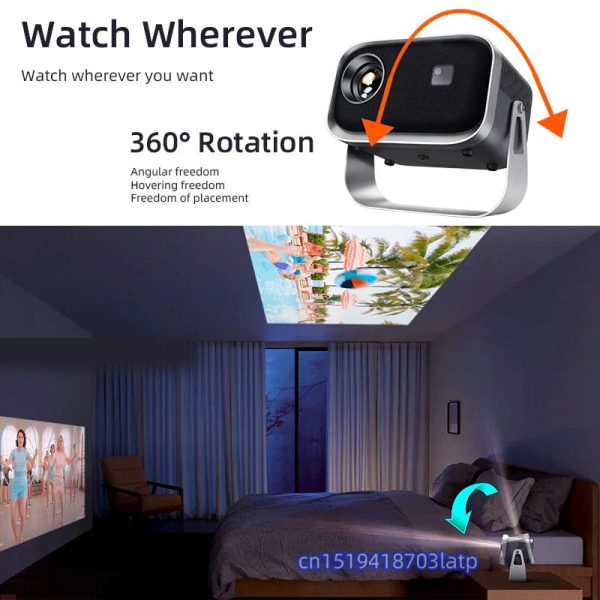 NNEOBA MINI Projector WIFI Portable Home Theater