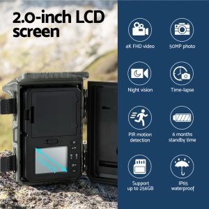 UL-tech Solar Trail Camera 4K 50MP Wildlife - Image 4