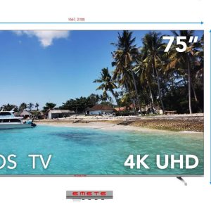 EMETE 75″ Frameless UHD Smart WebOS TV