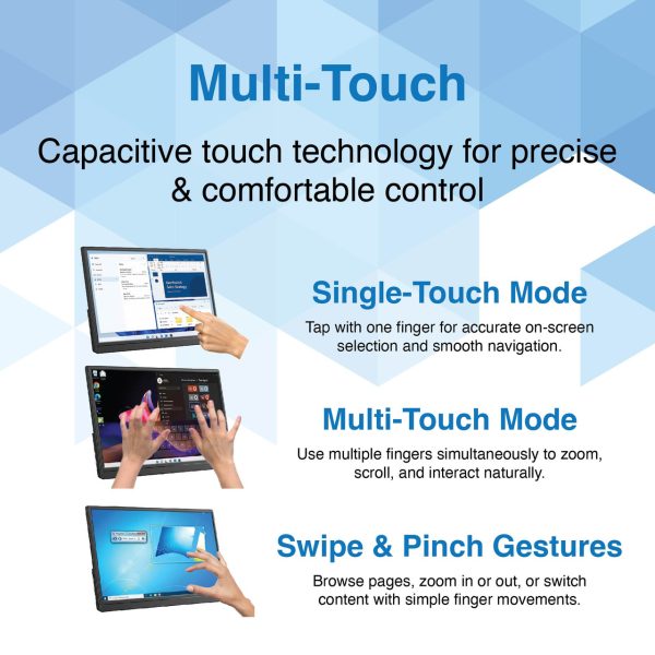 Laser 15.6 Portable Monitor with touch screen