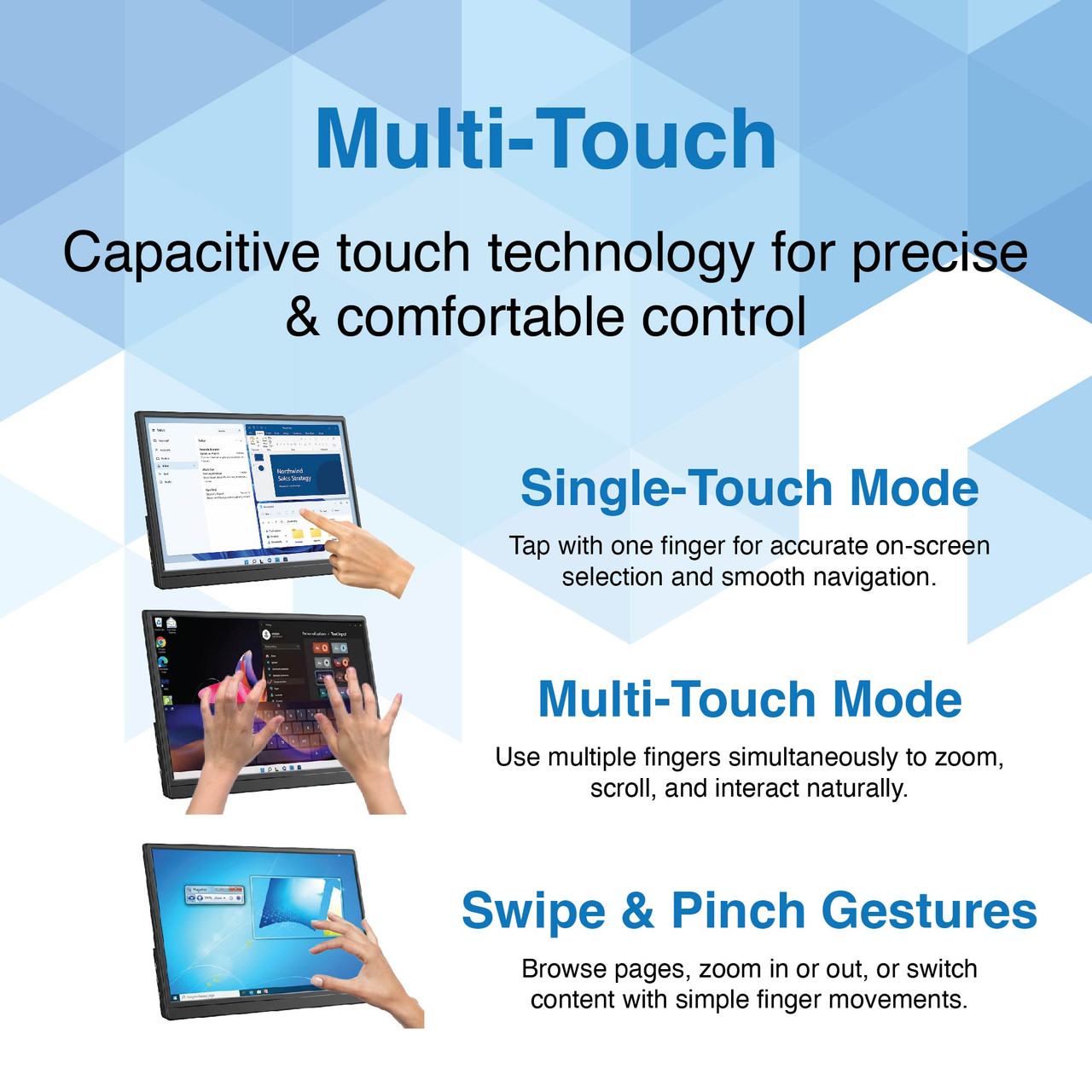 Laser 15.6 Portable Monitor with touch screen - Image 10