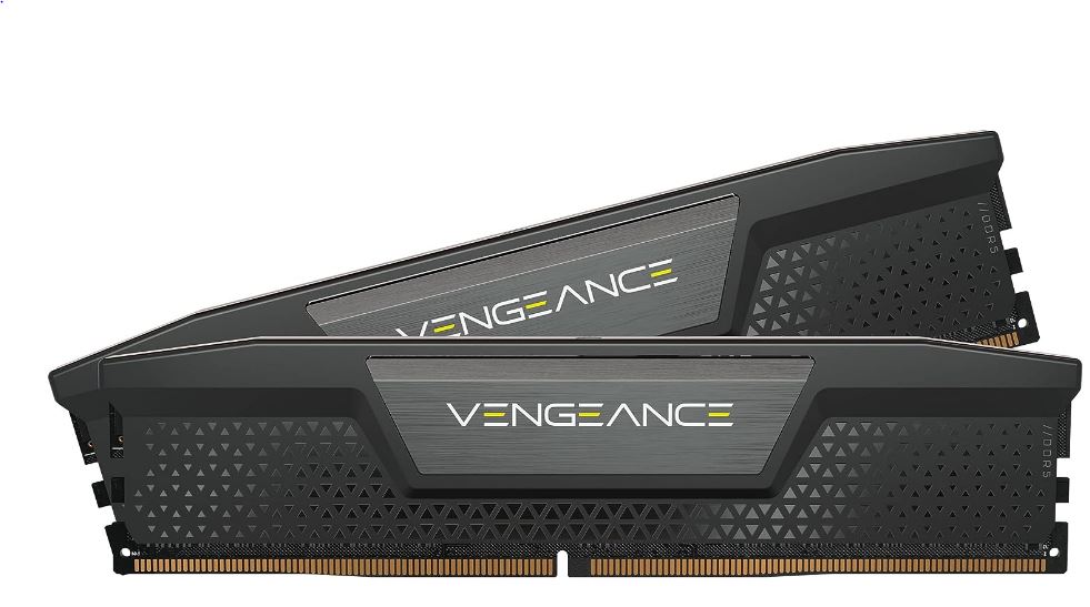 Corsair Vengeance 32GB (2x16GB) DDR5 UDIMM 5600Mhz C40 1.25V Black Desktop PC Gaming Memory - Image 1