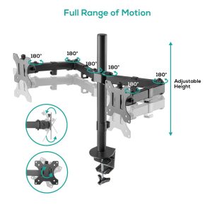 activiva ErgoLife Dual Monitor Screen Double Joint Monitor Arm - Image 3