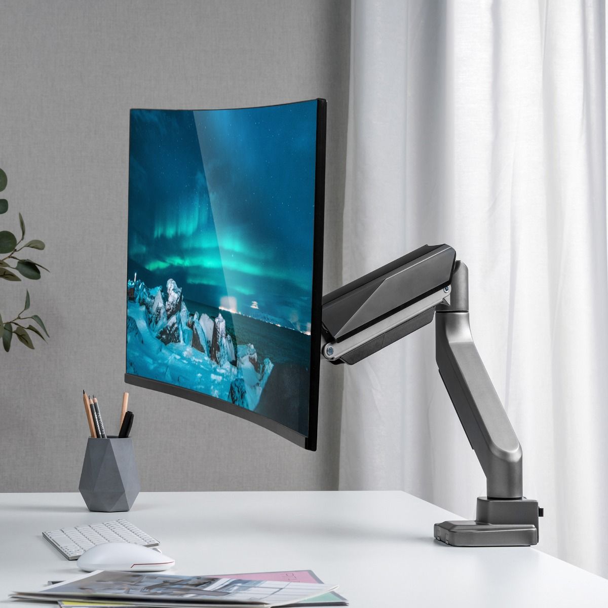 activiva Heavy Duty Single Monitor Screen Gas Spring Monitor Arm - Image 6