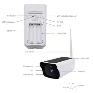 BDI Y4P Security WiFi Camera with Solar & Battery - Image 3