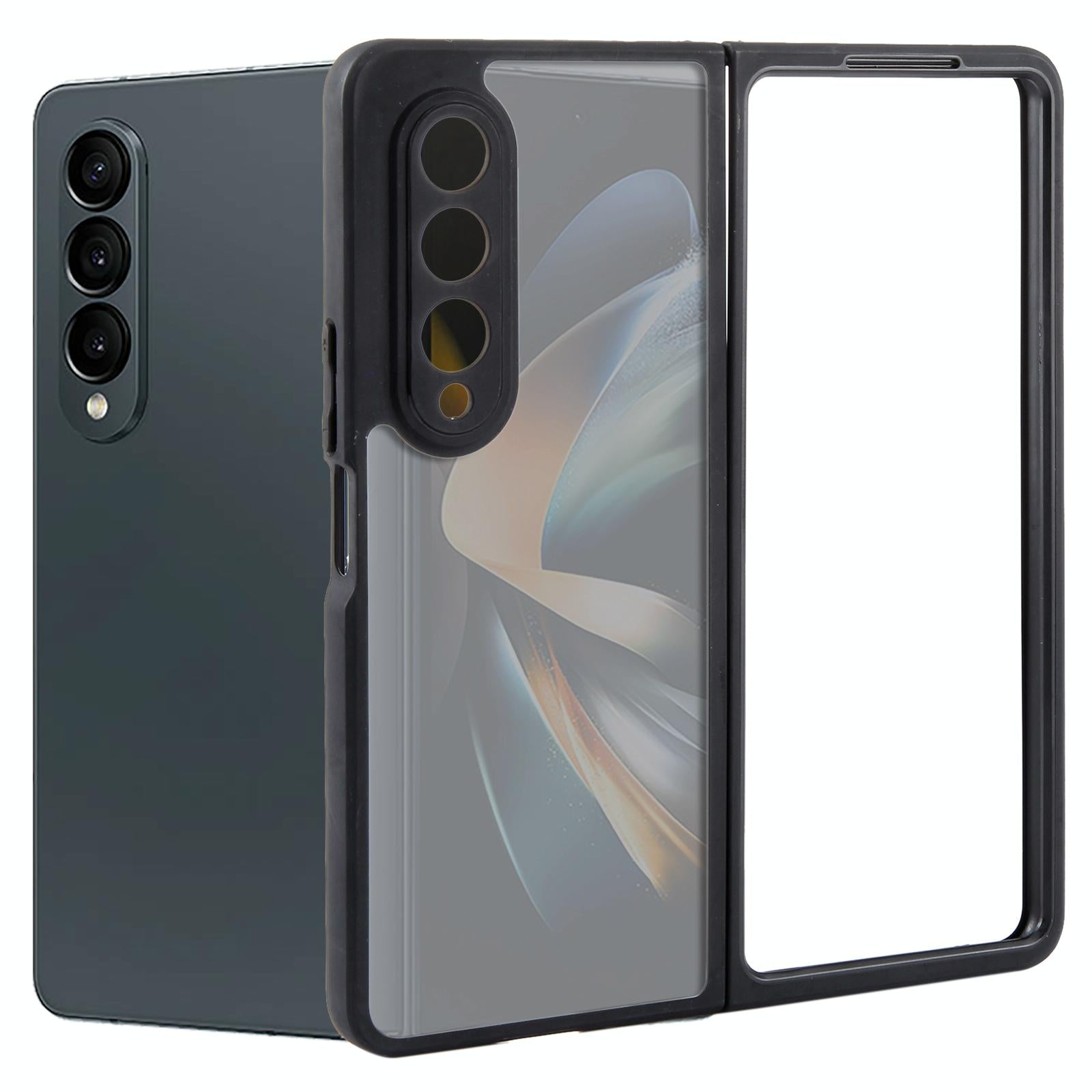 For Samsung Galaxy Z Fold4 5G Matte Tpu Pc Case - Image 2