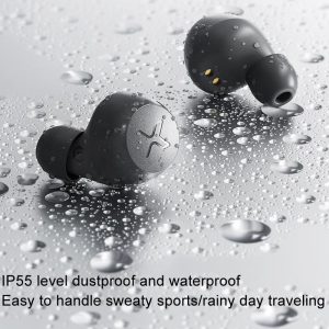 Standard Wireless Bluetooth Earphones - Stereo - Gray - Image 5