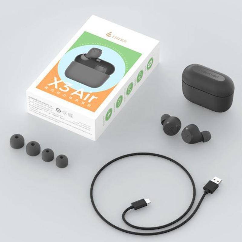 Standard Wireless Bluetooth Earphones - Stereo - Gray - Image 10