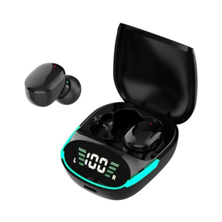 Intelligent Bluetooth Earphones with Digital Display - Black - Image 1