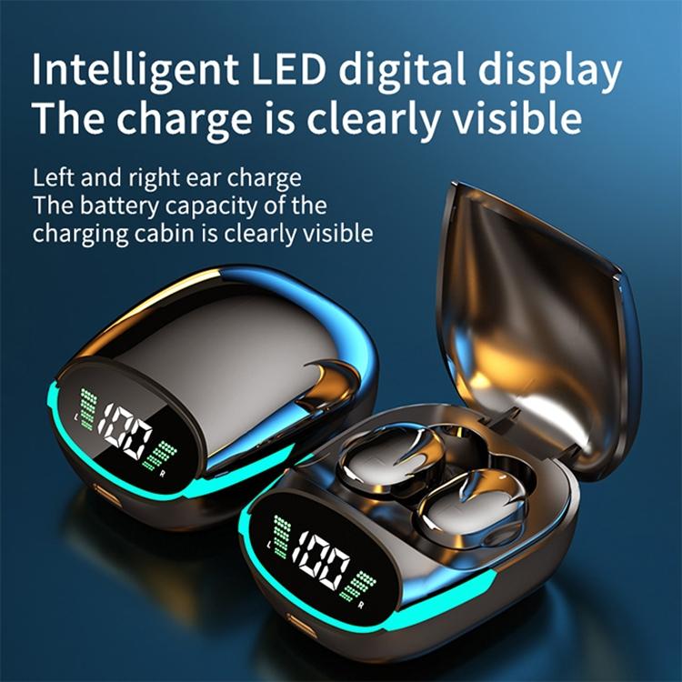 Intelligent Bluetooth Earphones with Digital Display - Black - Image 6
