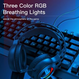 Rgb Gaming Earphones With Head-Mounted Design - Image 5