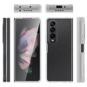 For Samsung Galaxy z Fold4 5G Transparent Frosted Hard Case  - Pc + Tpu - Image 4