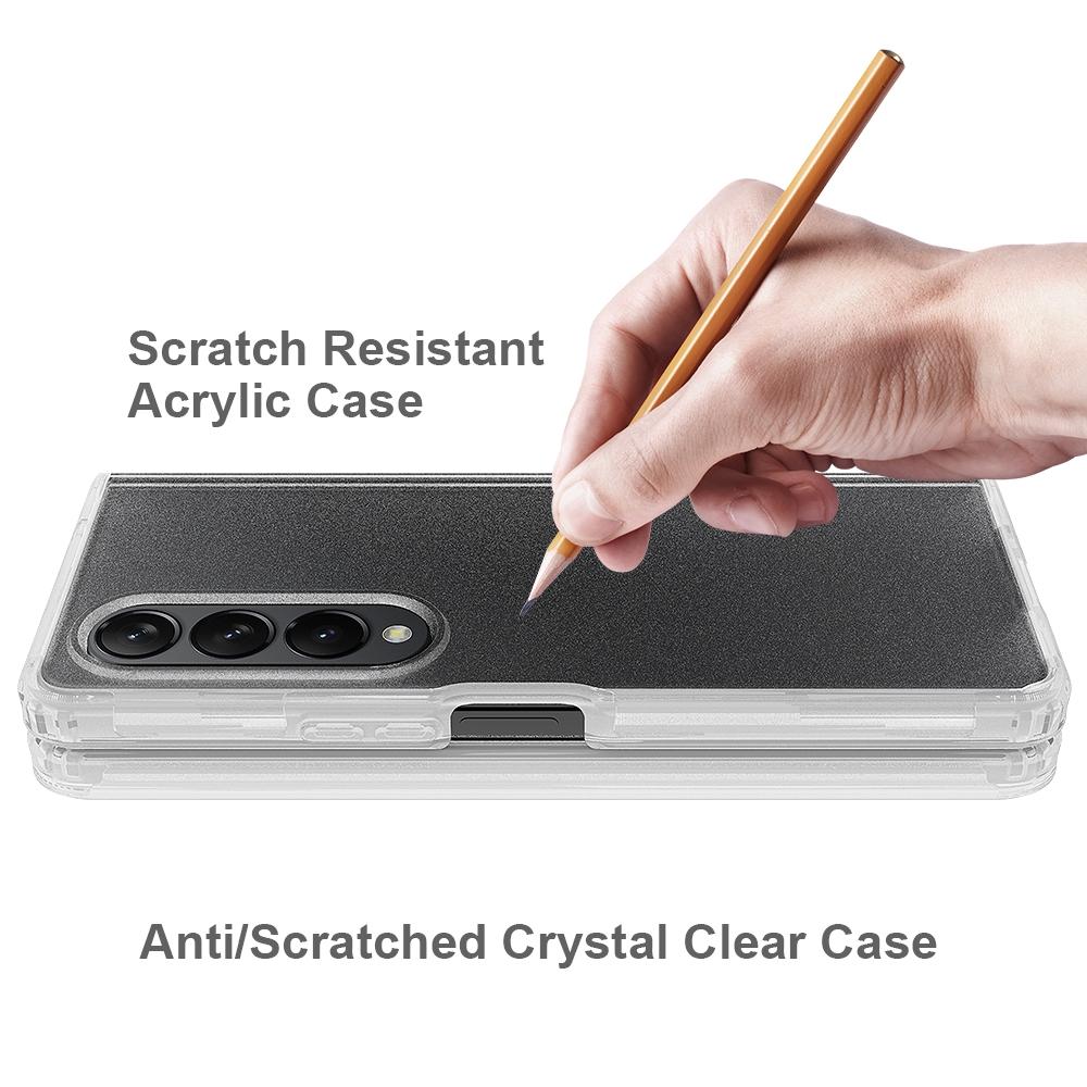 For Samsung Galaxy z Fold4 5G Transparent Frosted Hard Case  - Pc + Tpu - Image 5