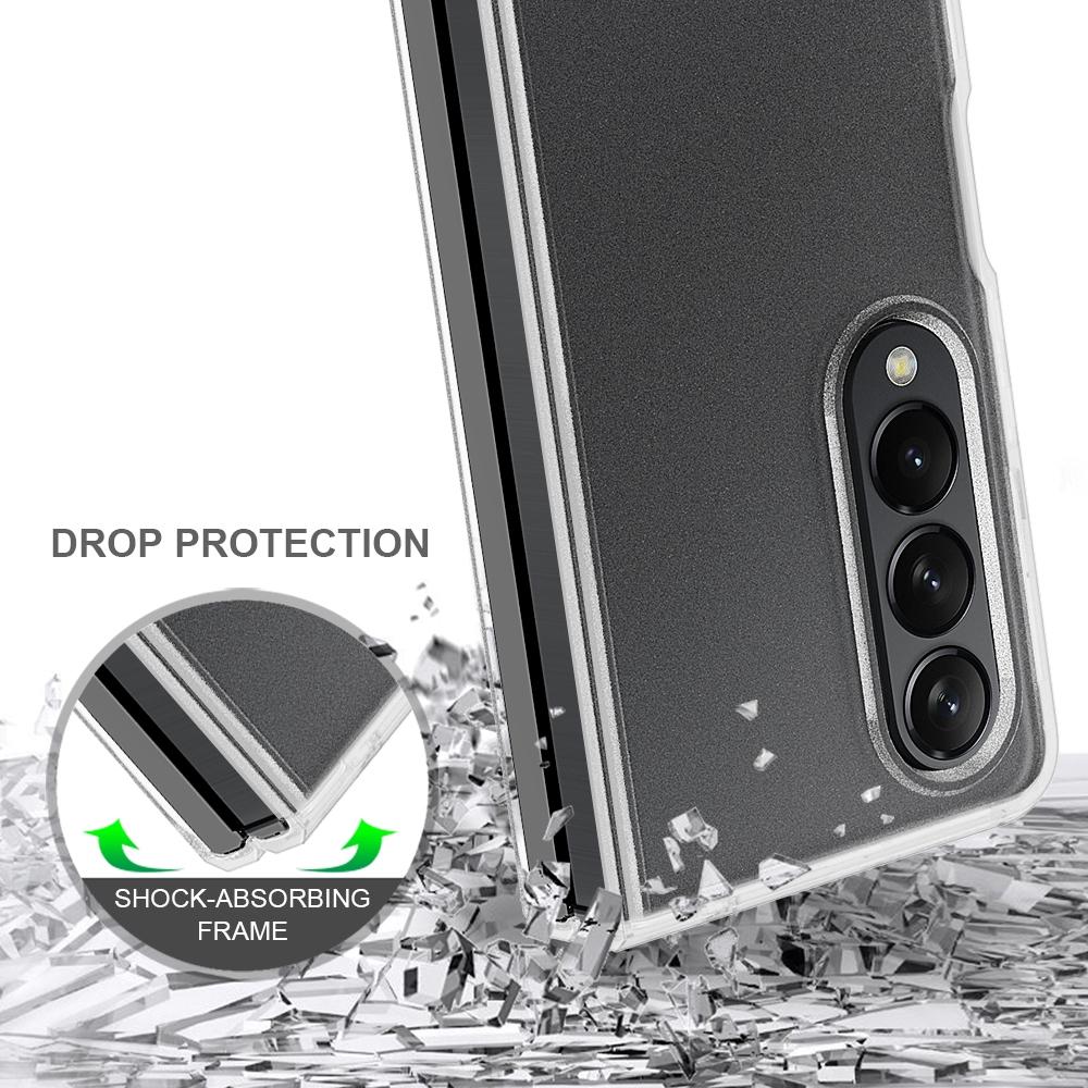 For Samsung Galaxy z Fold4 5G Transparent Frosted Hard Case  - Pc + Tpu - Image 6