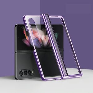 For Samsung Galaxy Z Fold4 5G Shockproof Pc Case - Full Coverage - Purple - Image 2