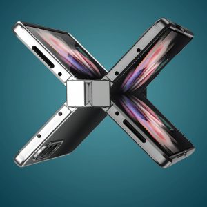 For Samsung Galaxy Z Fold4 5G Shockproof Pc Case - Full Coverage - Purple - Image 5