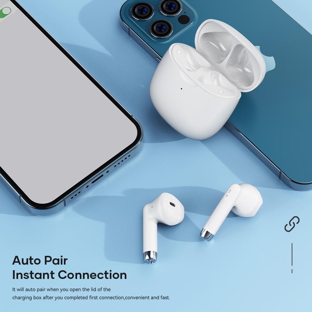 Wireless Bluetooth 5.0 Earphones - White - Image 4