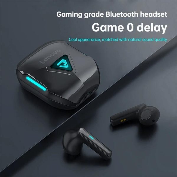 Wireless Bluetooth Earphones for Sports and Gaming - Black