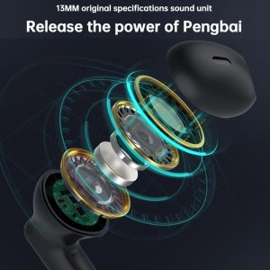 Wireless Bluetooth Earphones for Sports and Gaming - Black - Image 6