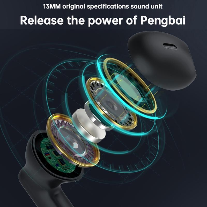 Wireless Bluetooth Earphones for Sports and Gaming - Black - Image 6