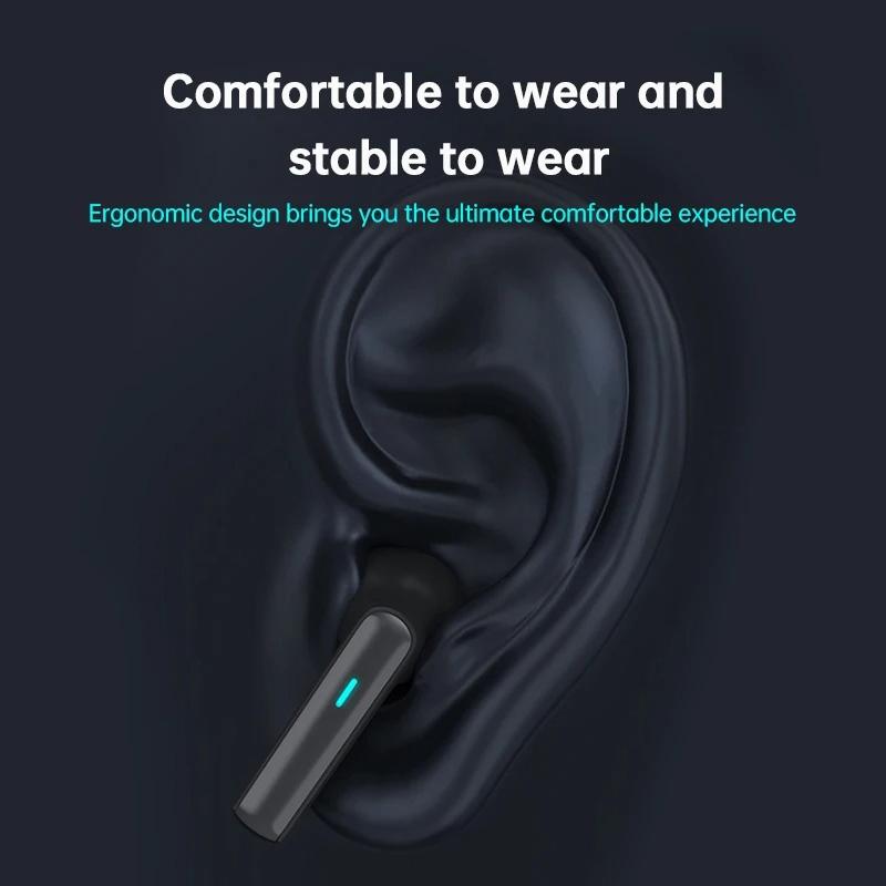 Wireless Bluetooth Earphones for Sports and Gaming - Black - Image 9