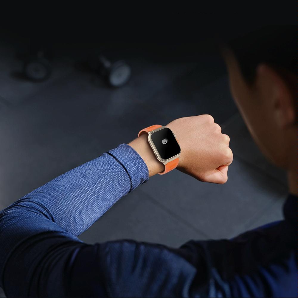 Ip68 Waterproof Bluetooth Smart Watch Health Monitor - Orange - Image 7