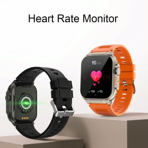 Ip68 Waterproof Bluetooth Smart Watch Health Monitor - Orange - Image 14