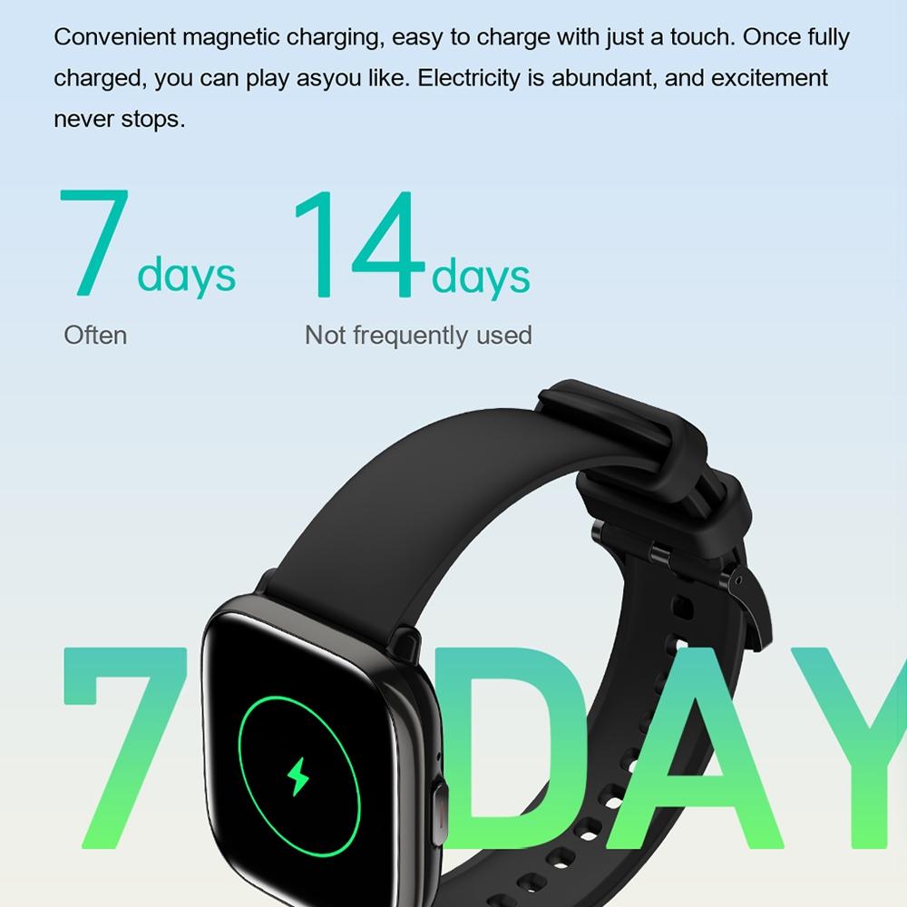 Waterproof Smart Watch With Blood Oxygen Monitoring - Ip68 - Green - Image 12