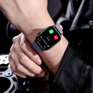 Waterproof Smart Watch With Bluetooth And Blood Oxygen Monitoring - Ip68 - Blue - Image 8