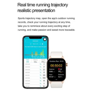 Waterproof Smart Watch With Bluetooth And Blood Oxygen Monitoring - Ip68 - Blue - Image 14