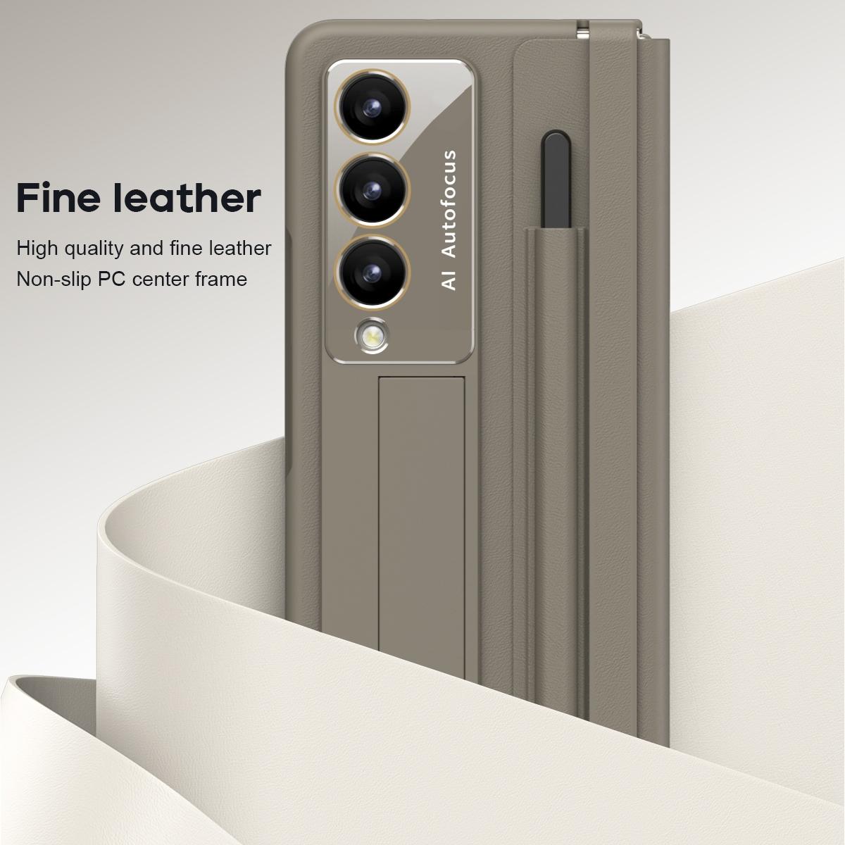 For Samsung Galaxy Z Fold4 5G Full Coverage Pc Case With Pen - Blue - Image 9