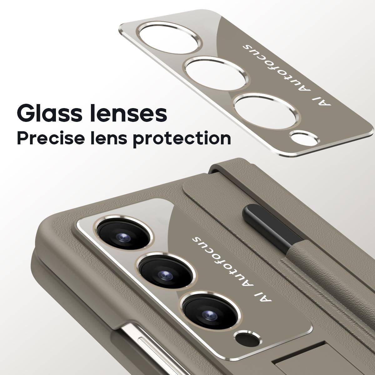 For Samsung Galaxy Z Fold4 5G Full Coverage Pc Case With Pen - Blue - Image 10