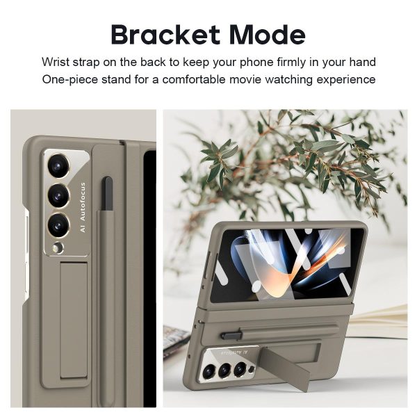 For Samsung Galaxy Z Fold4 5G Full Coverage Pc Case With Pen - Blue