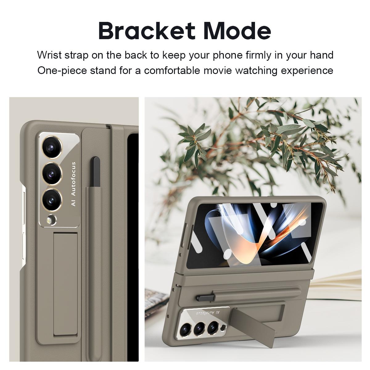 For Samsung Galaxy Z Fold4 5G Full Coverage Pc Case With Pen - Blue - Image 12