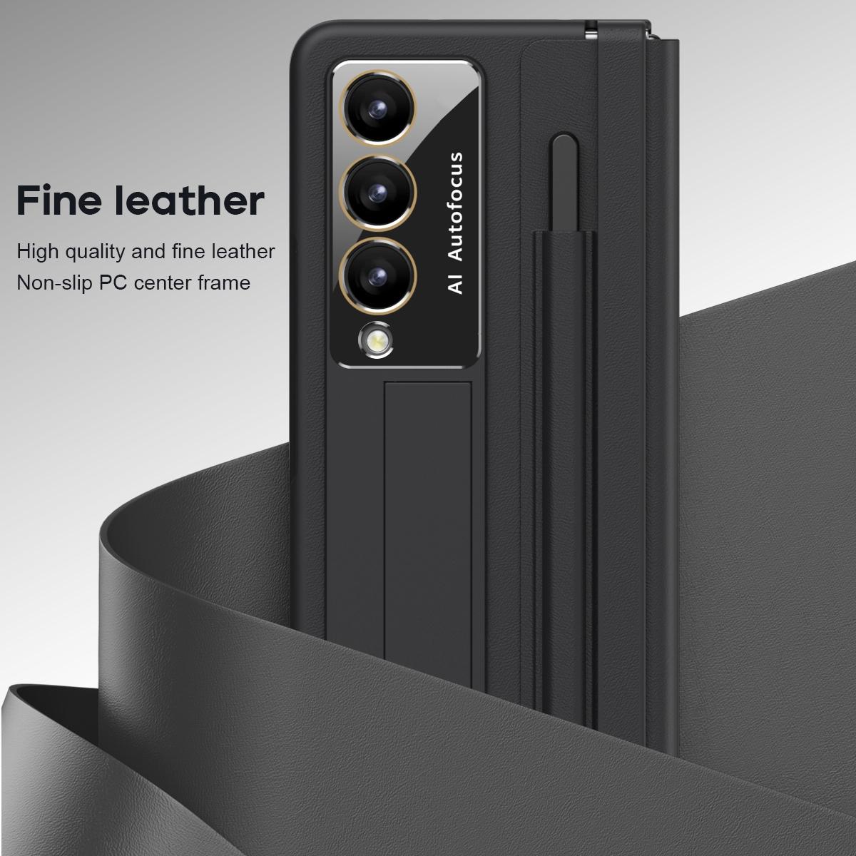 For Samsung Galaxy Z Fold4 5G Full Coverage Pc Case With Pen - Blue - Image 15