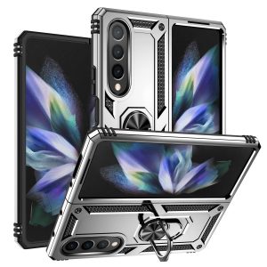 For Samsung Galaxy z Fold4 5G Tpu & Pc Shockproof Phone Case - Black - Image 2