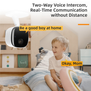 Wireless WiFi Security Camera(5.4x5.4x9CM) - 1080P HD Infrared Night Vision Indoor/Outdoor Surveillance, Phone Remote View,  and Two-Way Audio & AI Human Detection Alarm - Image 4