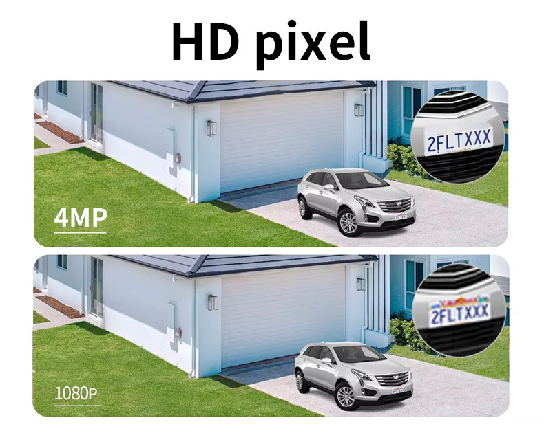 4MP Solar Security Camera Wireless WiFi Camouflage Wood Texture PTZ Outdoor Surveillance for Garden and Farm - Image 3