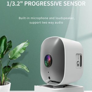 White Smart Indoor Security Camera 3MP HD WiFi Wireless Monitor with Night Vision Two-Way Audio & Motion Detection Ideal for Baby Pet & Home Office - Image 5