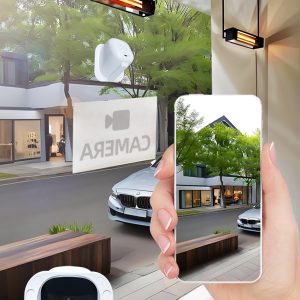 White Smart Indoor Security Camera 3MP HD WiFi Wireless Monitor with Night Vision Two-Way Audio & Motion Detection Ideal for Baby Pet & Home Office - Image 11