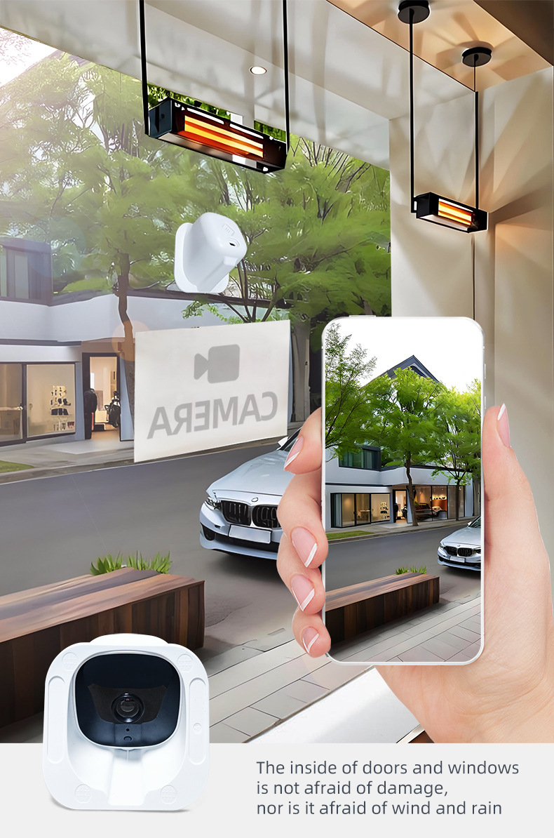 White Smart Indoor Security Camera 3MP HD WiFi Wireless Monitor with Night Vision Two-Way Audio & Motion Detection Ideal for Baby Pet & Home Office - Image 11