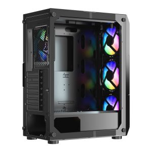 VEVOR Mid-Tower ATX PC Gaming Case Computer Case Box with 4 x 120 mm ARGB Fans - Image 11