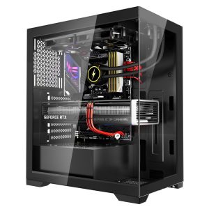 VEVOR PC Gaming Case Mid-Tower Computer Case with 2 Fans for ATX Motherboard - Image 9