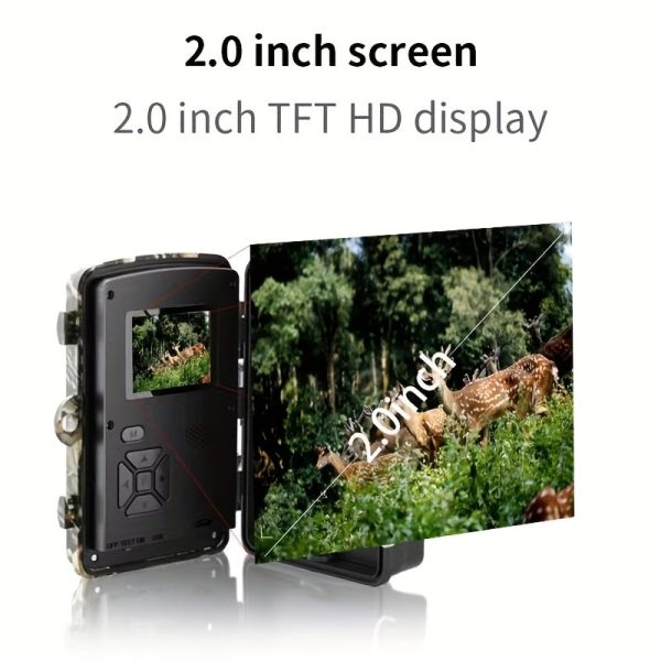 NNETM 1080P HD Trail Camera with Night Vision